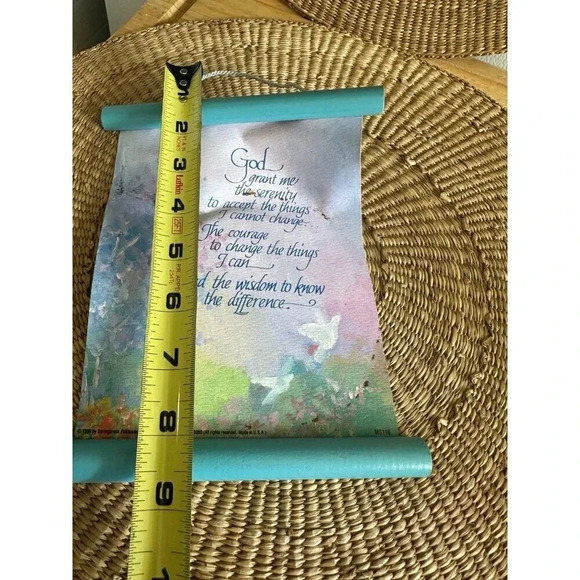 God Serenity Prayer scroll decor - Picture 5 of 10